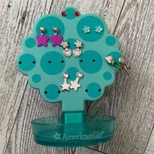 American Girl Earrings and Earring Tree